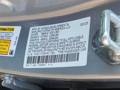 2023 Honda Accord LX