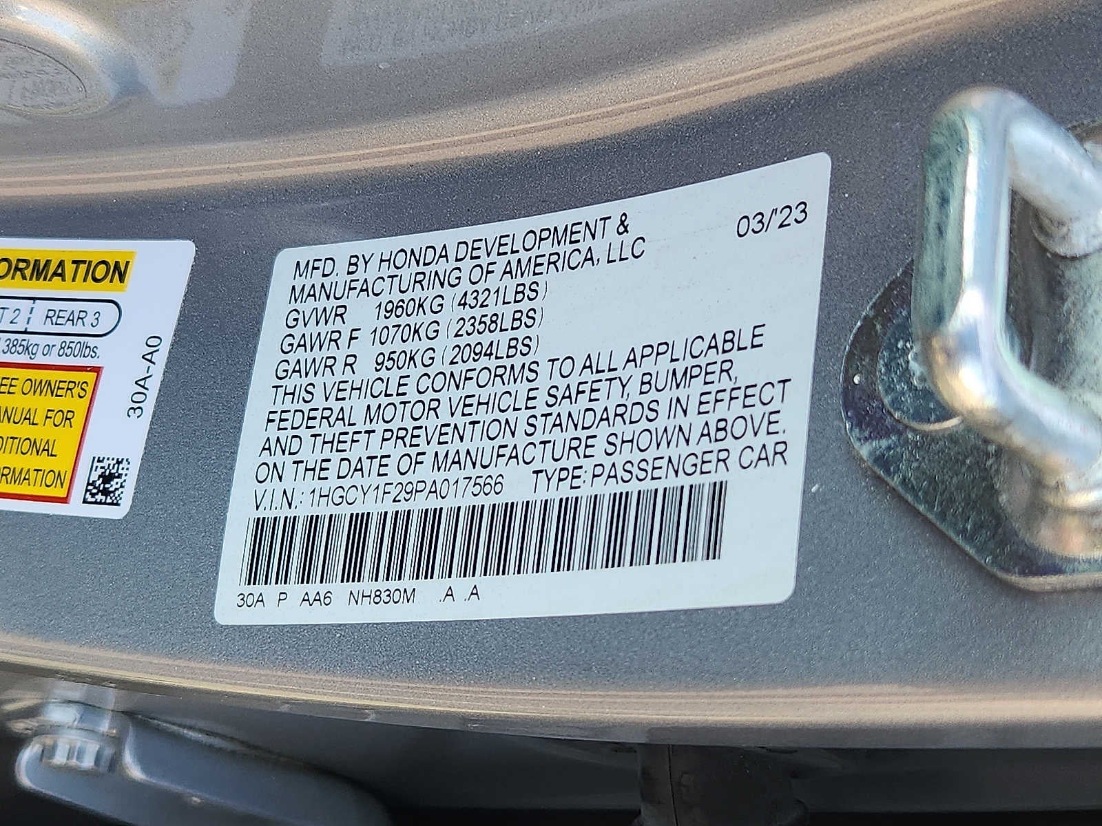 2023 Honda Accord LX