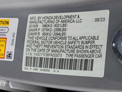 2023 Honda Accord EX
