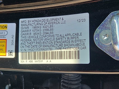 2024 Honda Accord EX