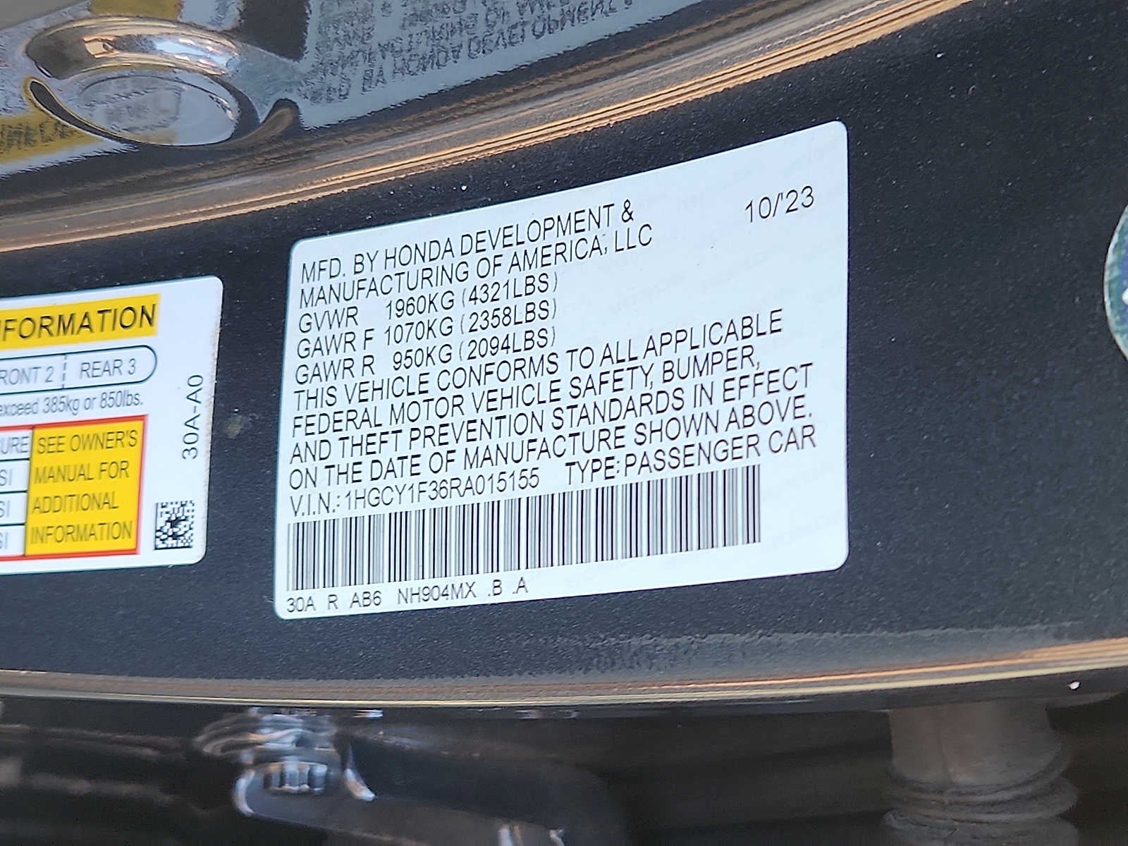 2024 Honda Accord EX