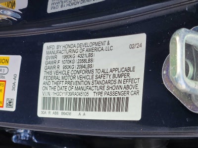 2024 Honda Accord EX
