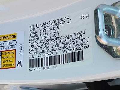 2023 Honda Accord Hybrid Sport