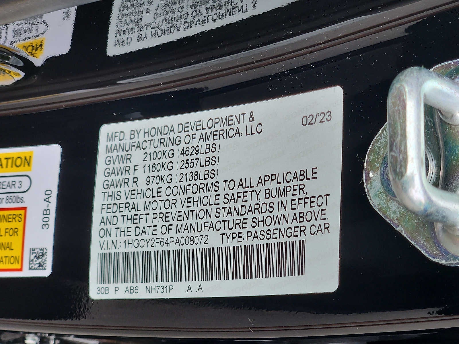 2023 Honda Accord Hybrid EX-L