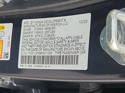 2024 Honda Accord Hybrid EX-L