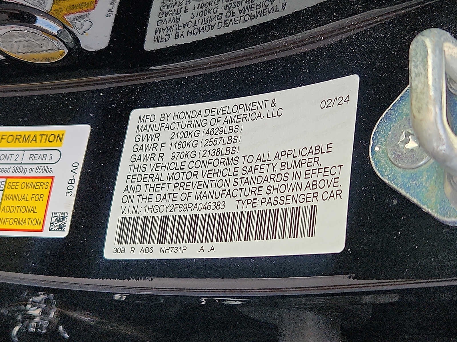 2024 Honda Accord Hybrid EX-L