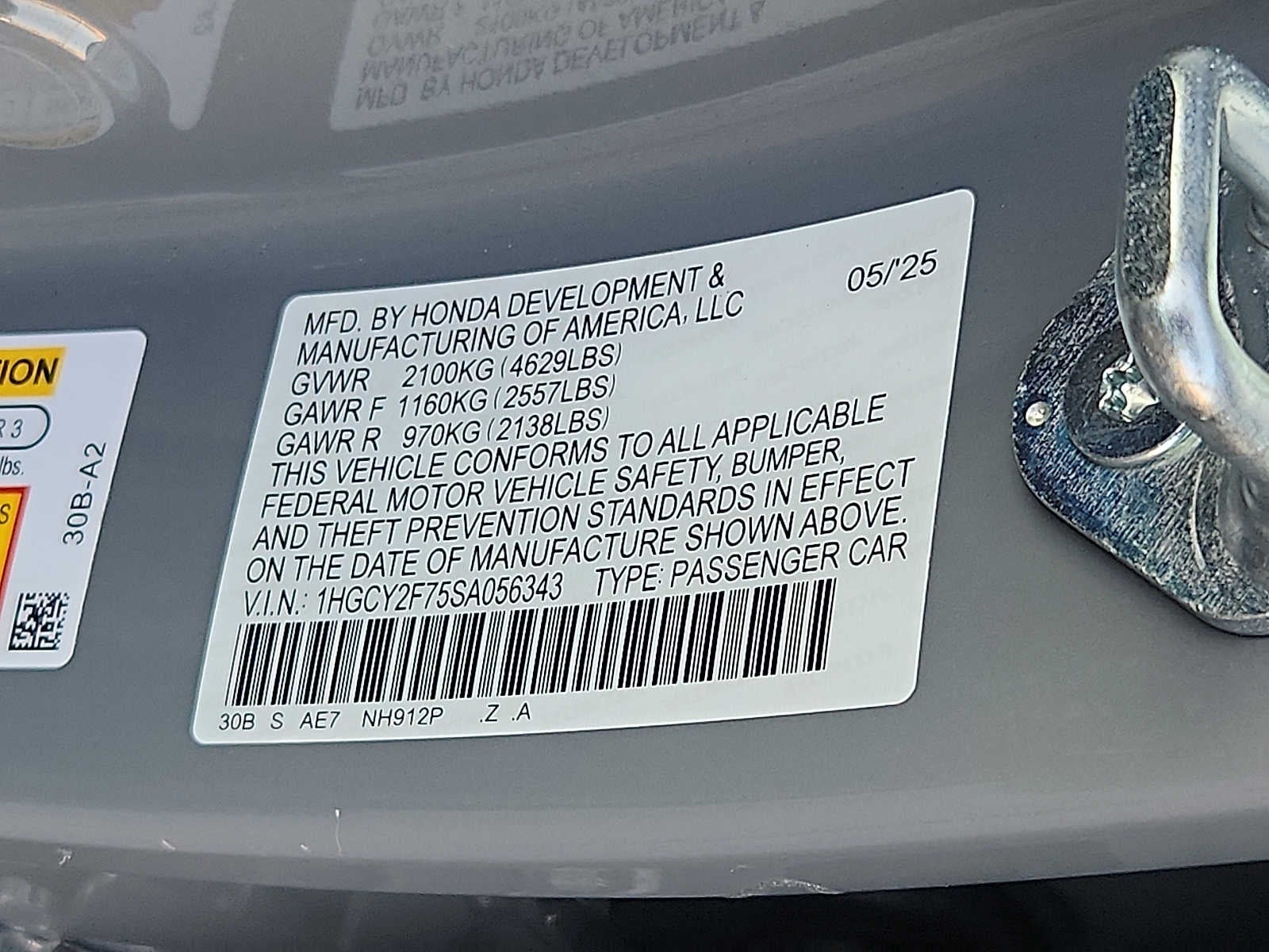 2025 Honda Accord Hybrid Sport-L