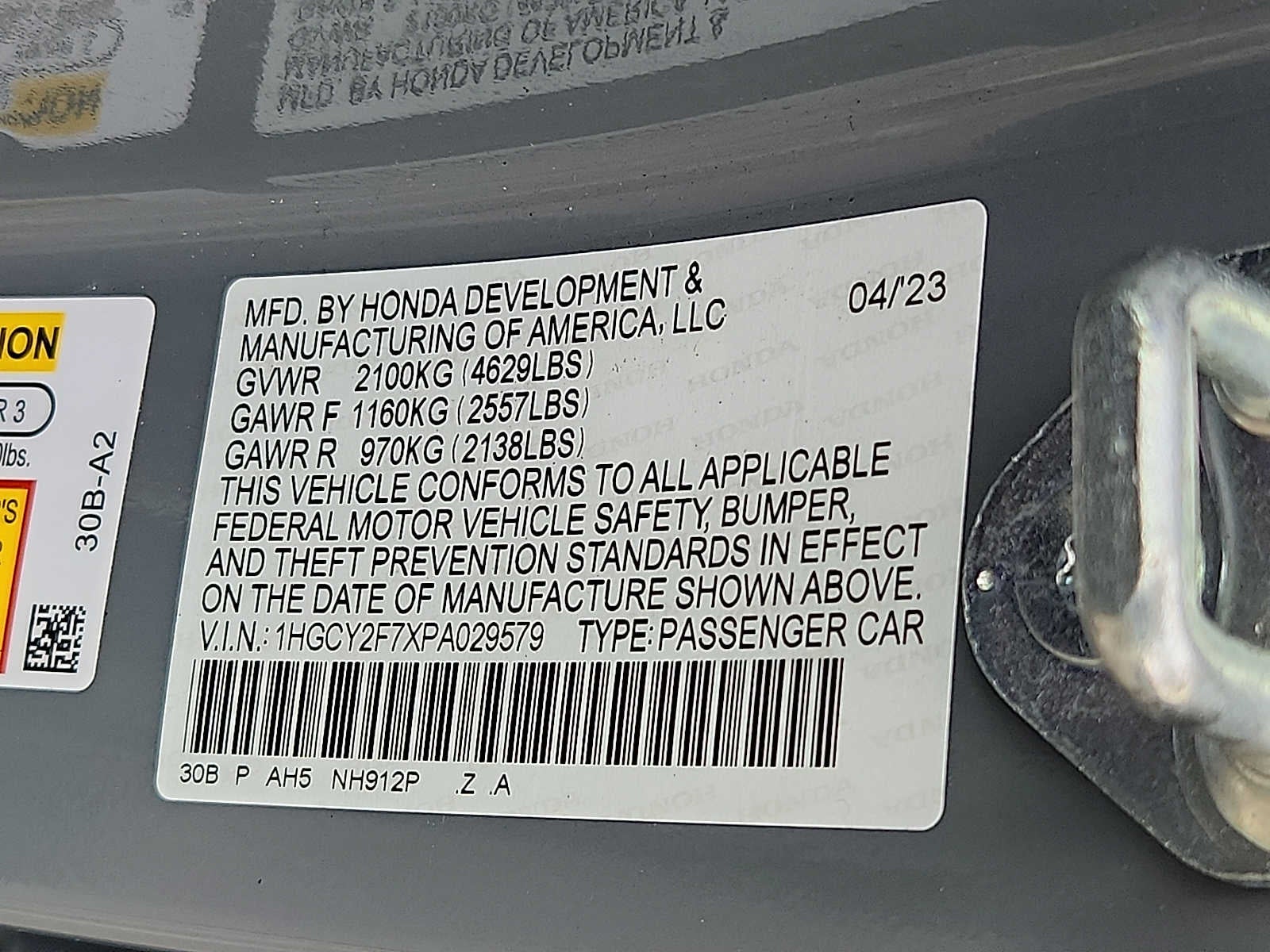 2023 Honda Accord Hybrid Sport-L