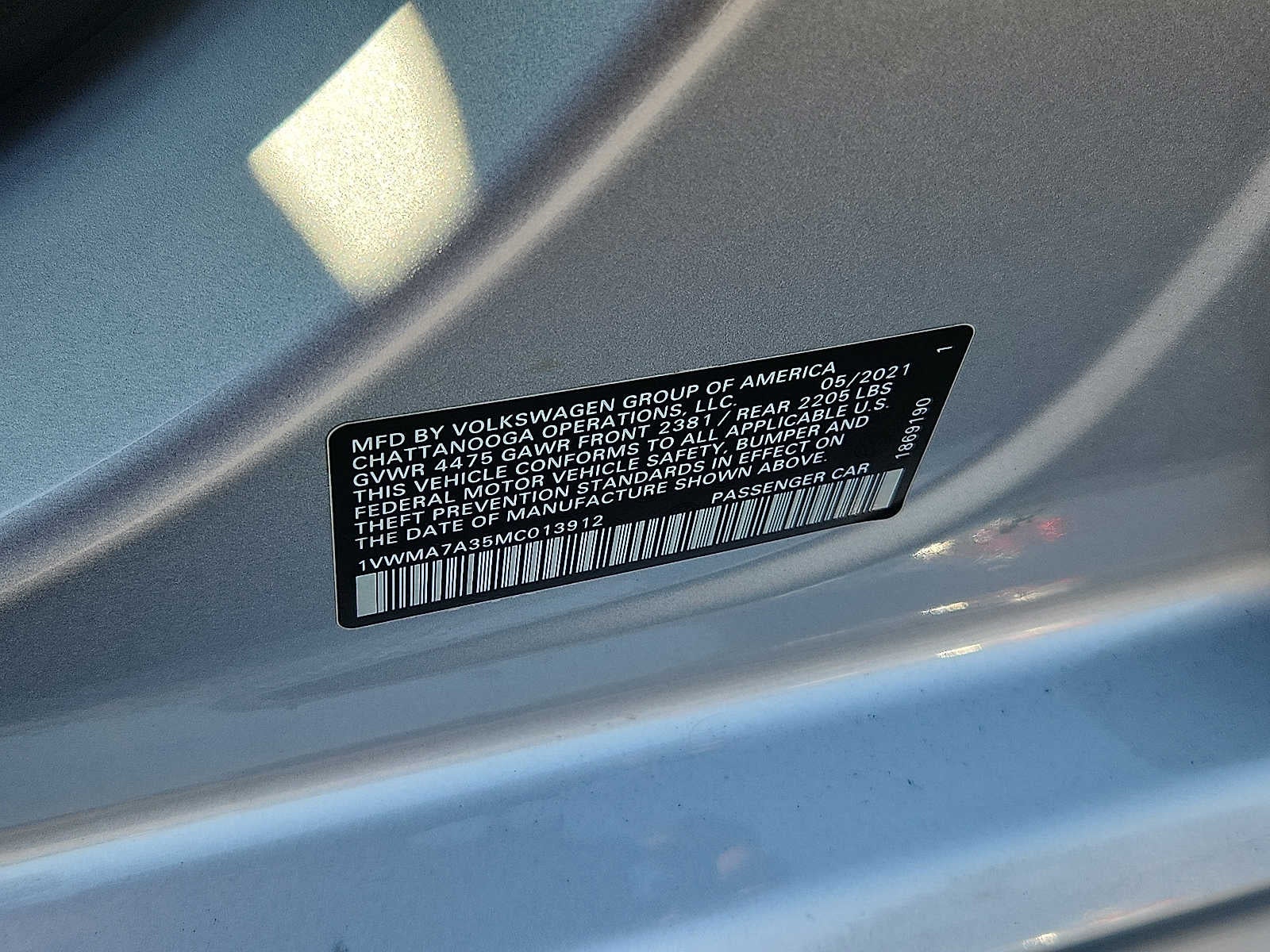 2021 Volkswagen Passat 2.0T R-Line