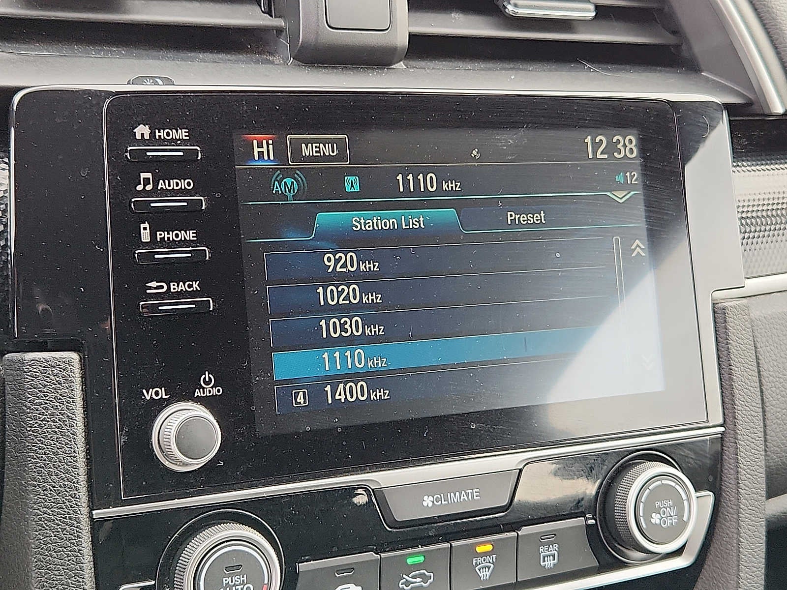 2019 Honda Civic Sport