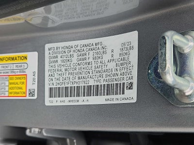 2023 Honda Civic EX