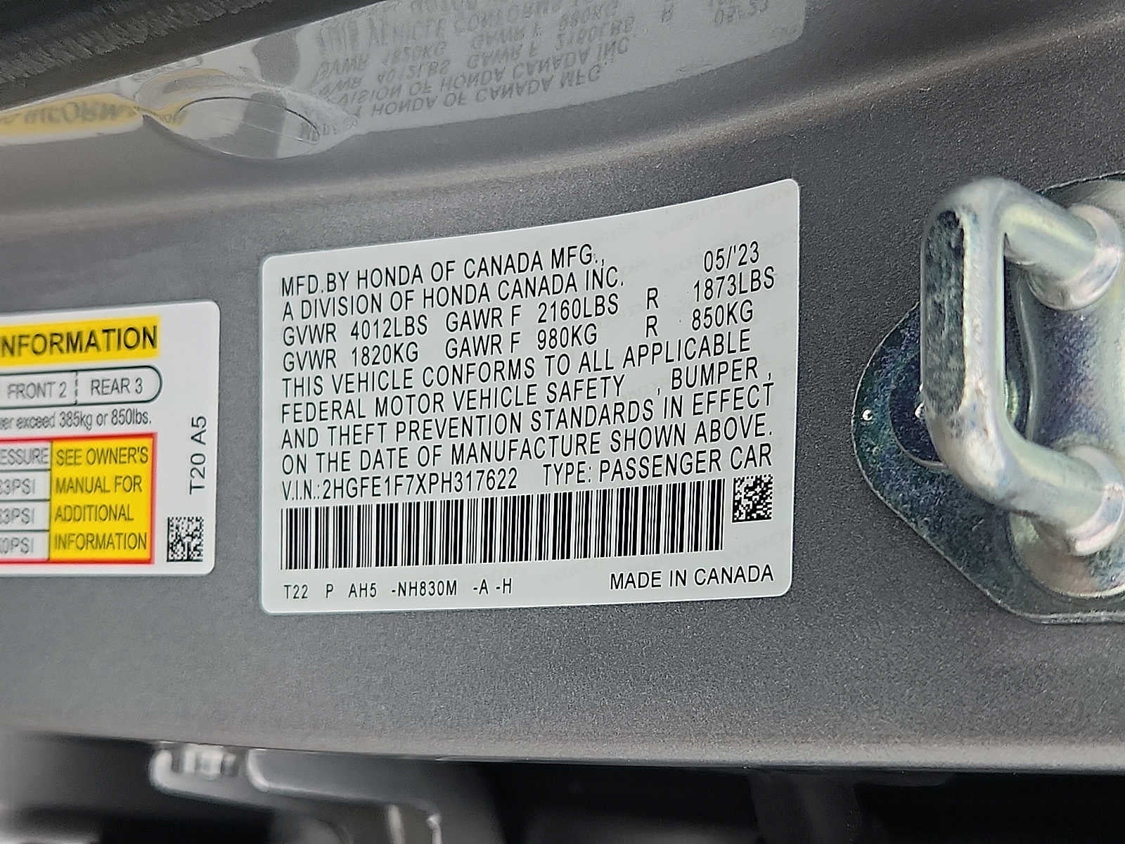 2023 Honda Civic EX