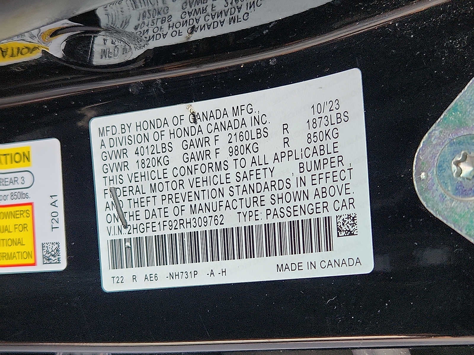 2024 Honda Civic Touring
