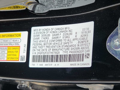 2026 Honda Civic LX