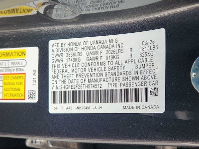 2026 Honda Civic LX