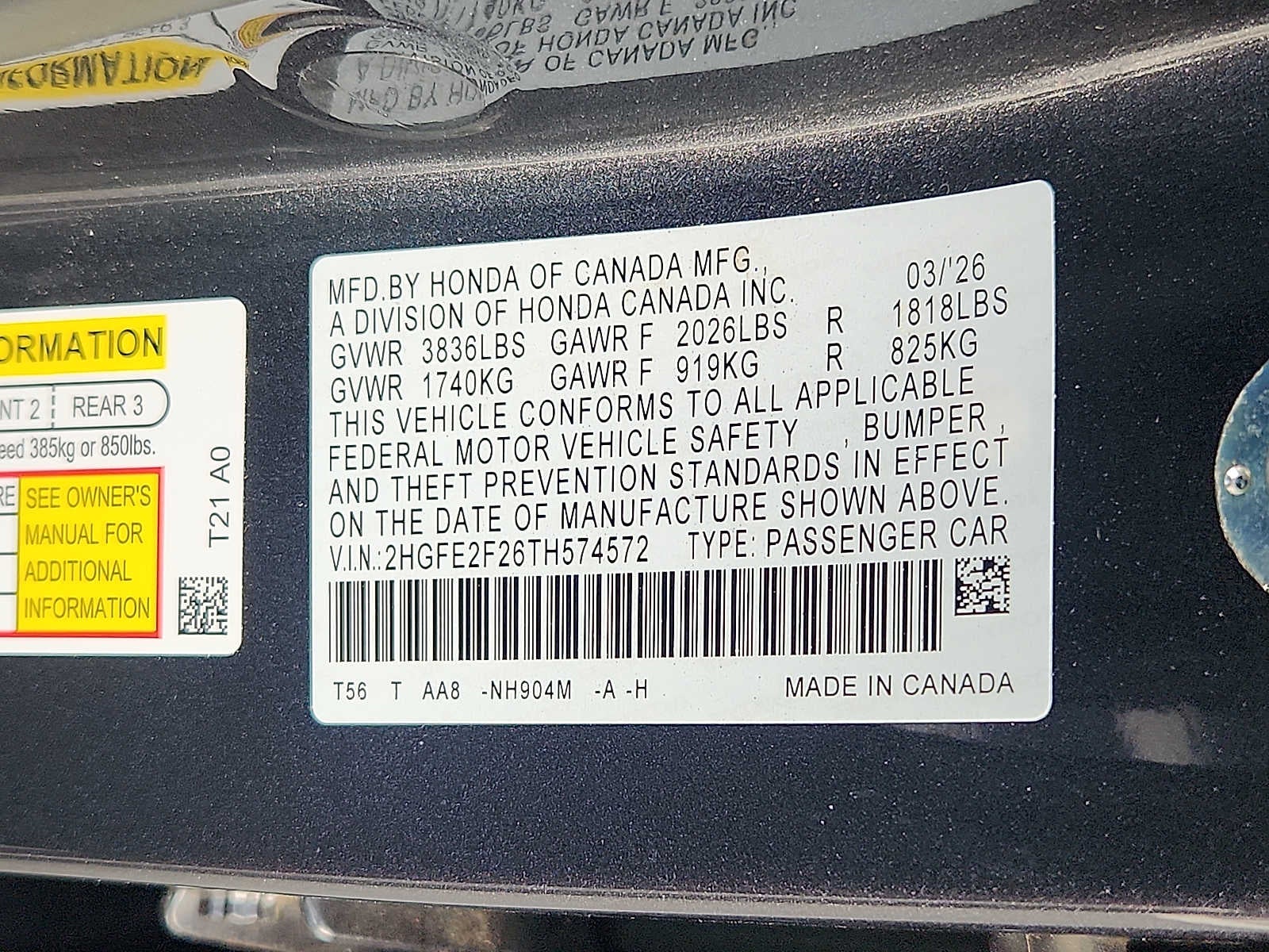 2026 Honda Civic LX