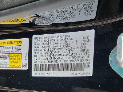 2024 Honda Civic Sport