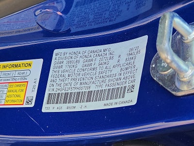 2023 Honda Civic Sport