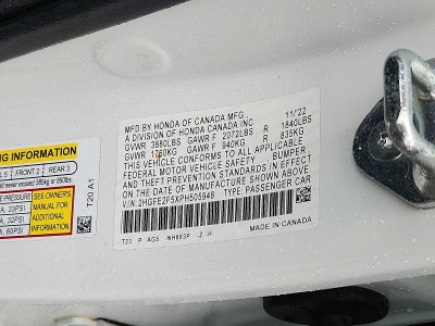 2023 Honda Civic Sport