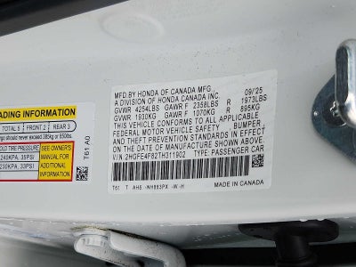 2026 Honda Civic Hybrid Sport