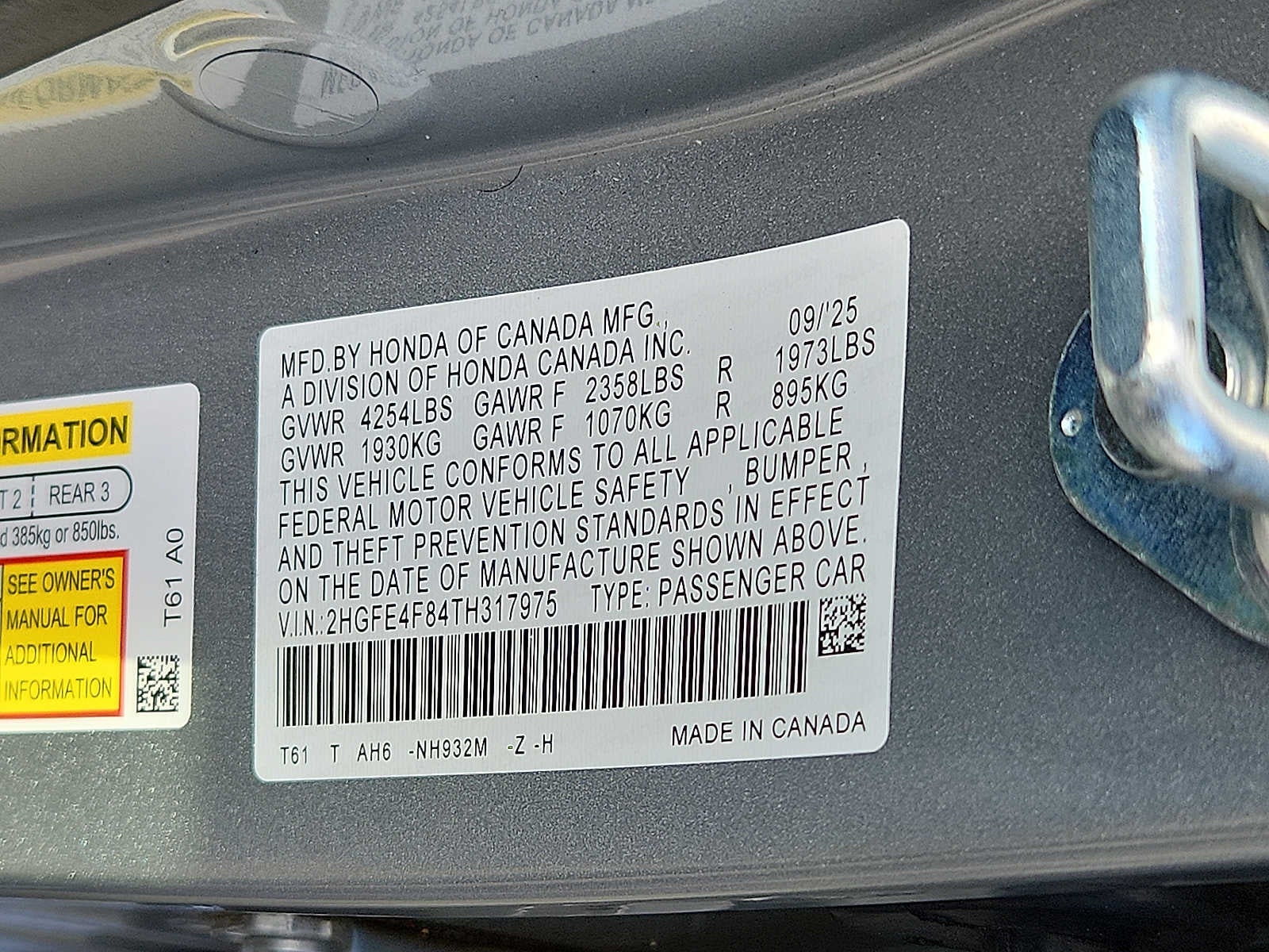 2026 Honda Civic Hybrid Sport