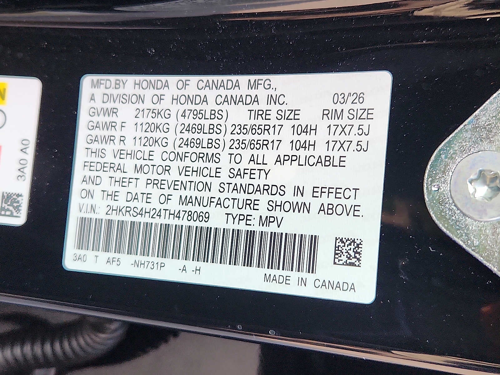 2026 Honda CR-V LX