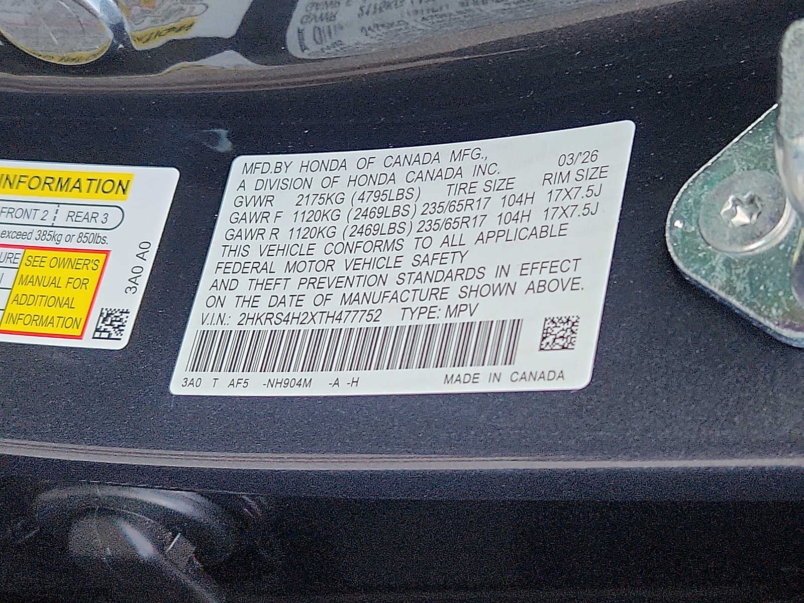 2026 Honda CR-V LX