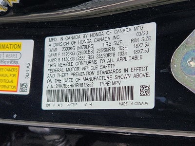 2023 Honda CR-V Hybrid Sport