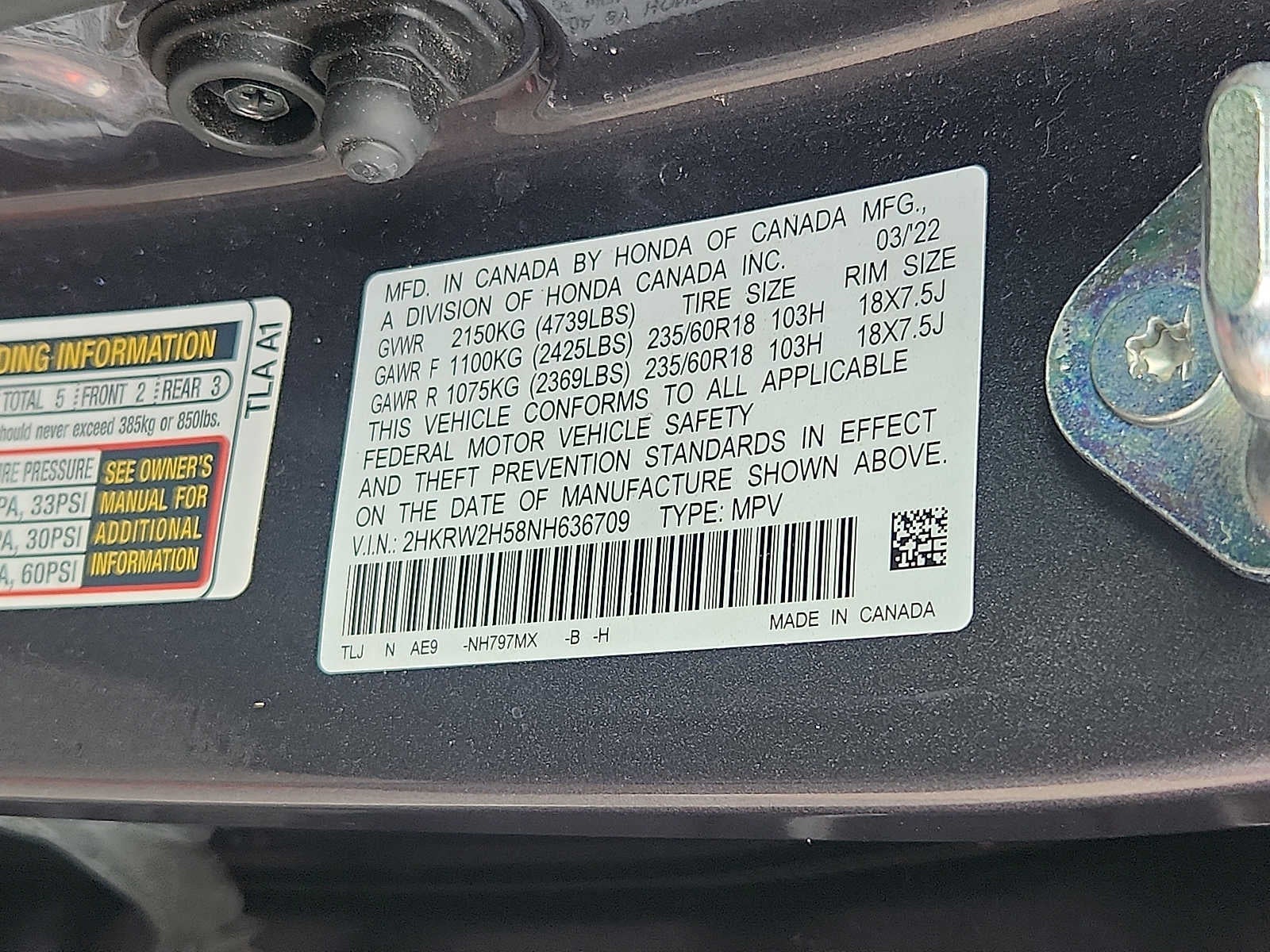 2022 Honda CR-V EX