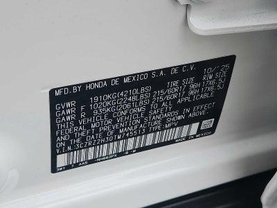 2026 Honda HR-V LX