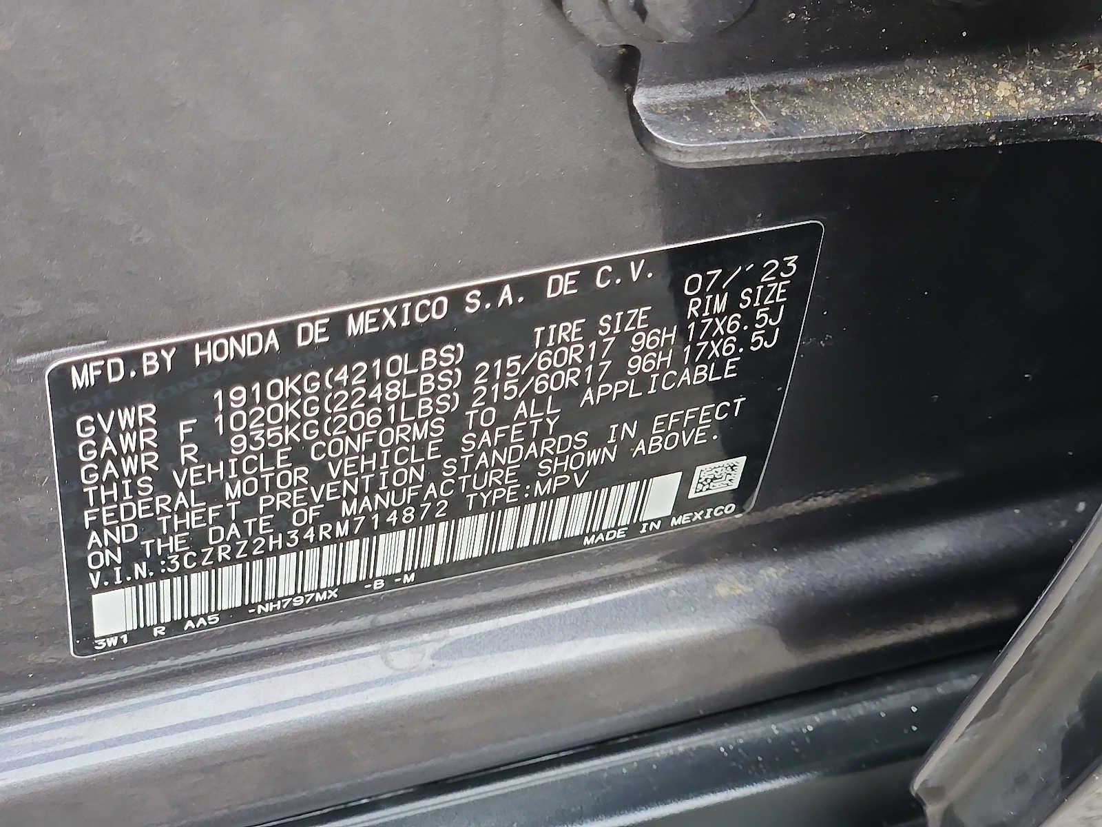 2024 Honda HR-V LX