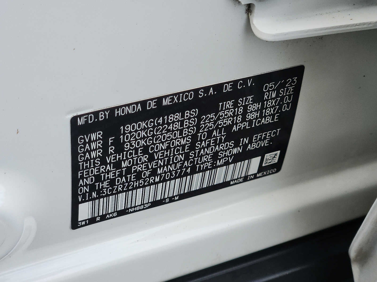 2024 Honda HR-V Sport