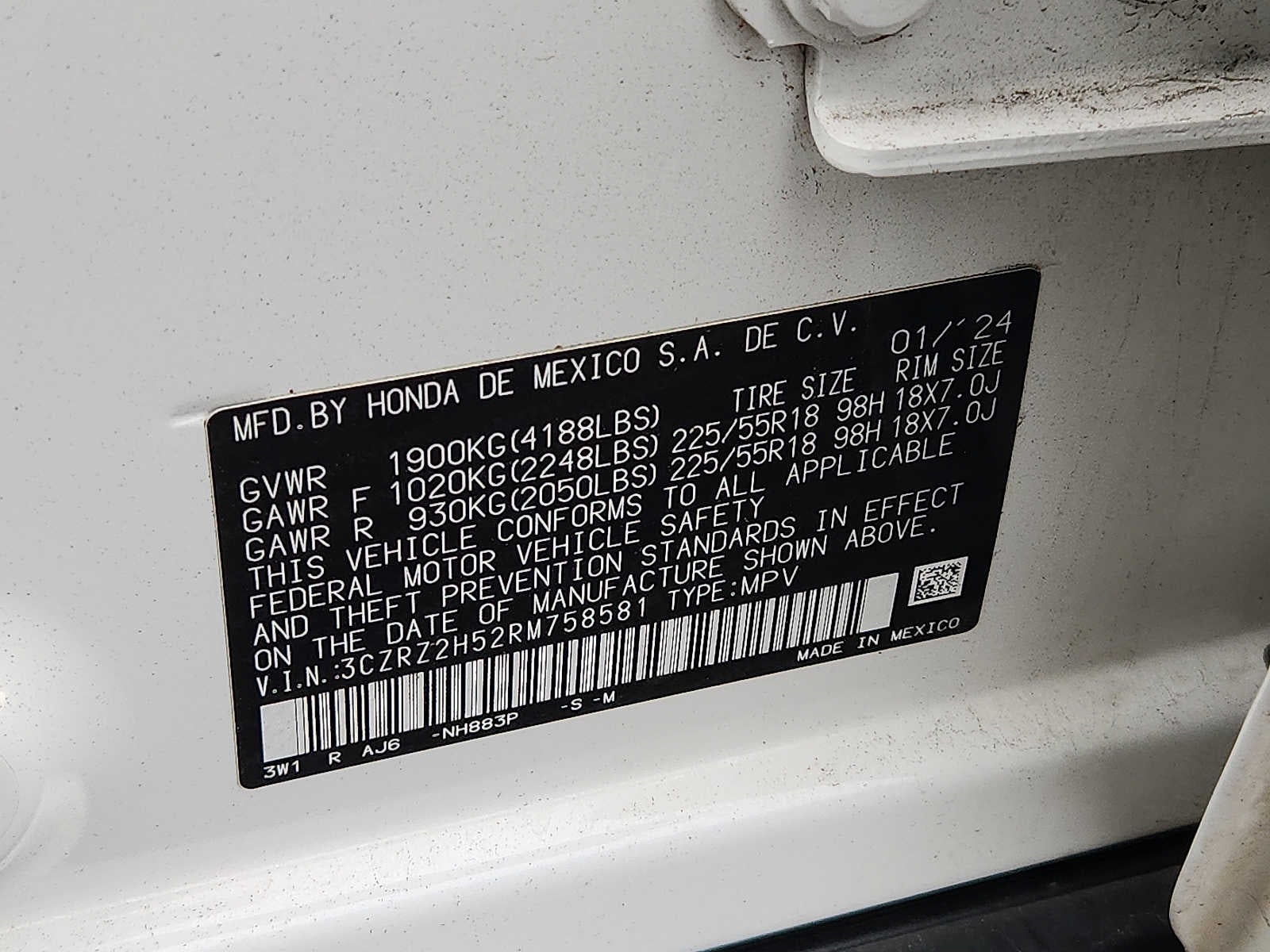 2024 Honda HR-V Sport