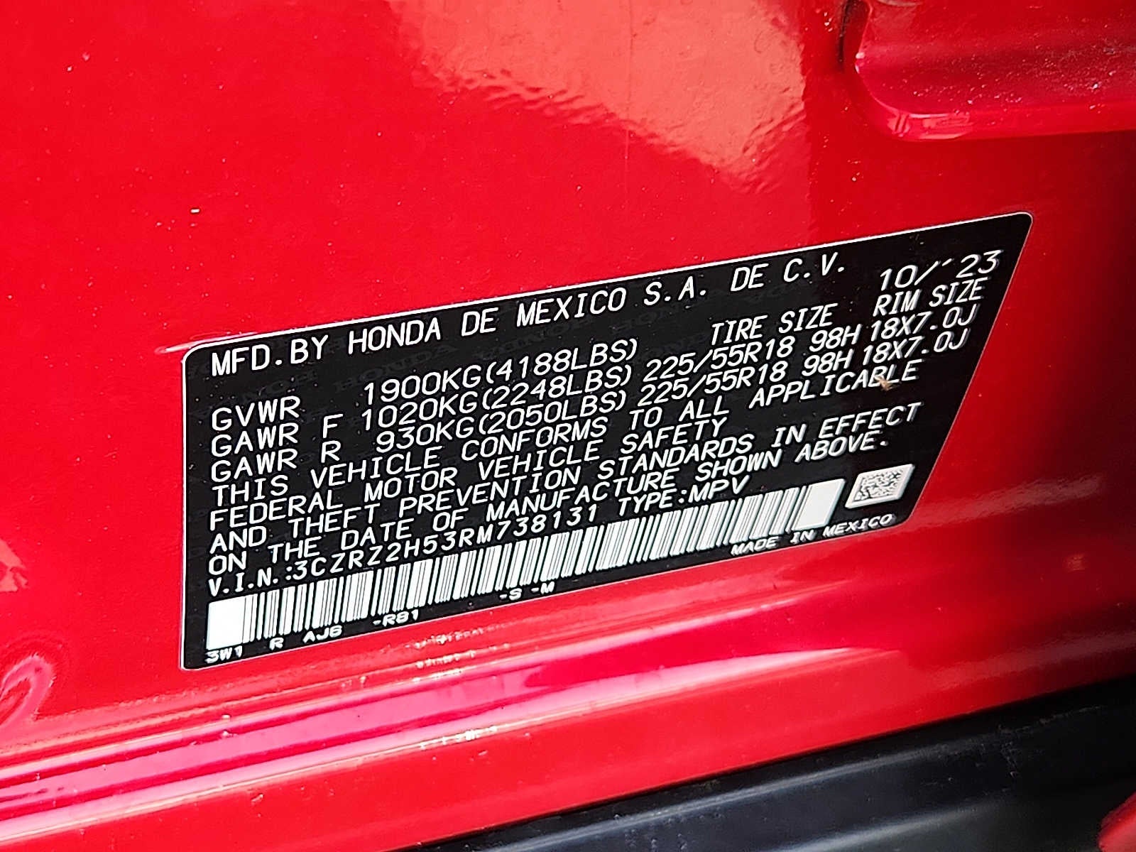 2024 Honda HR-V Sport