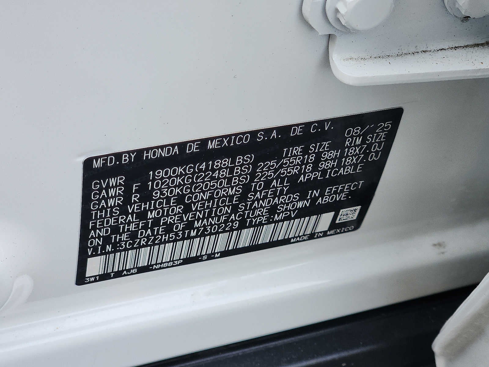 2026 Honda HR-V Sport