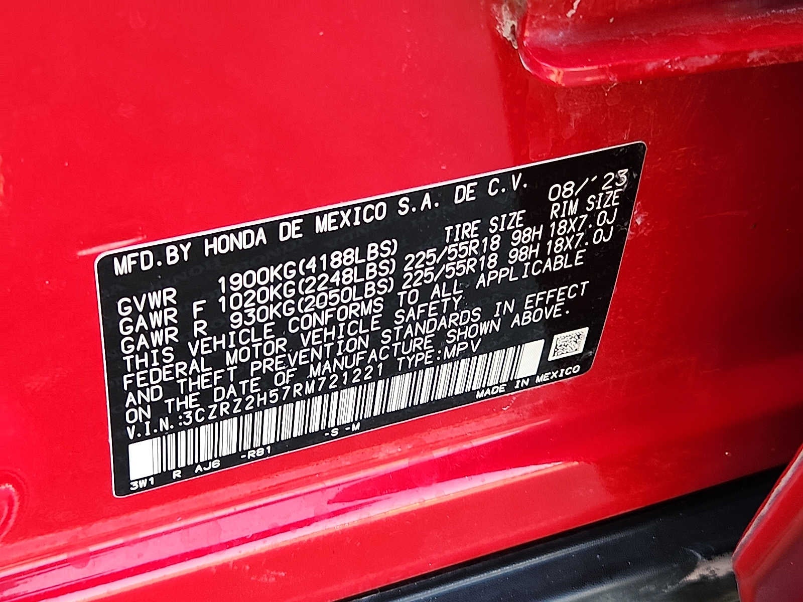 2024 Honda HR-V Sport