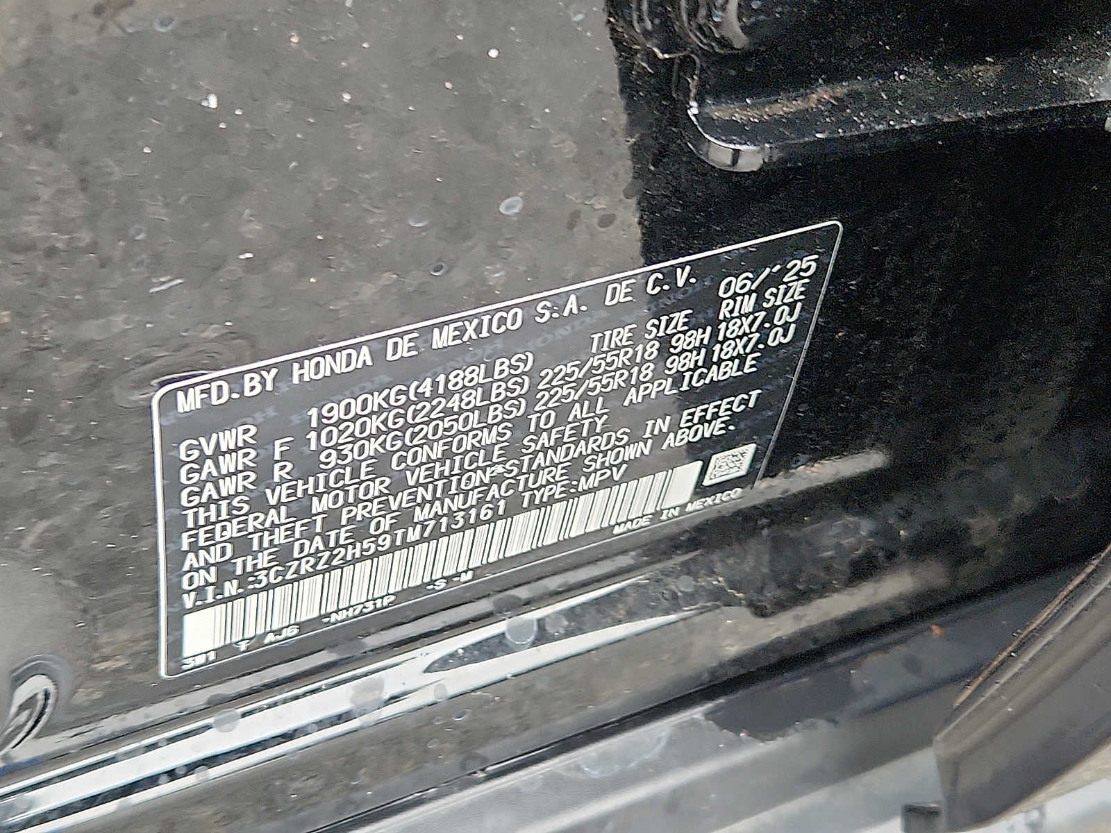 2026 Honda HR-V Sport