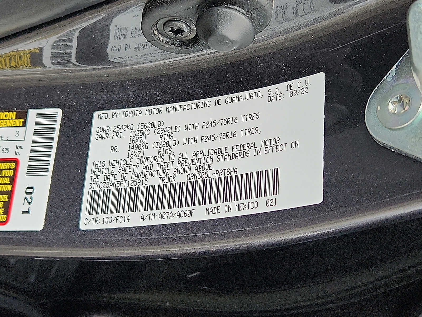 2023 Toyota Tacoma SR5