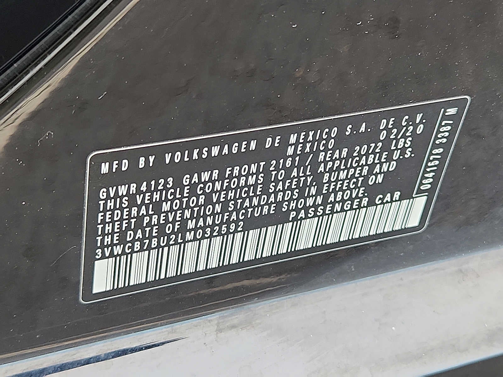 2020 Volkswagen Jetta SE