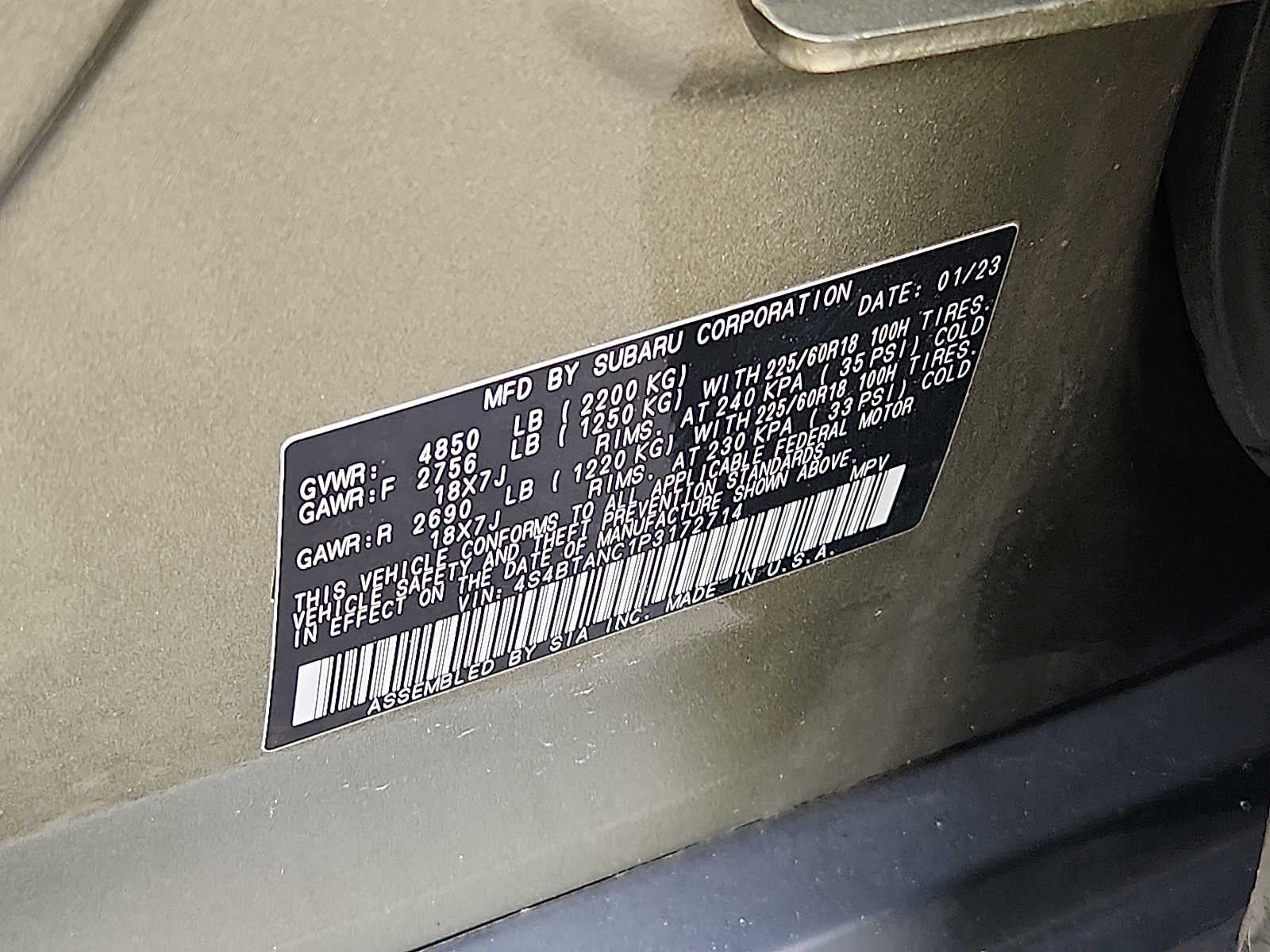 2023 Subaru Outback Limited