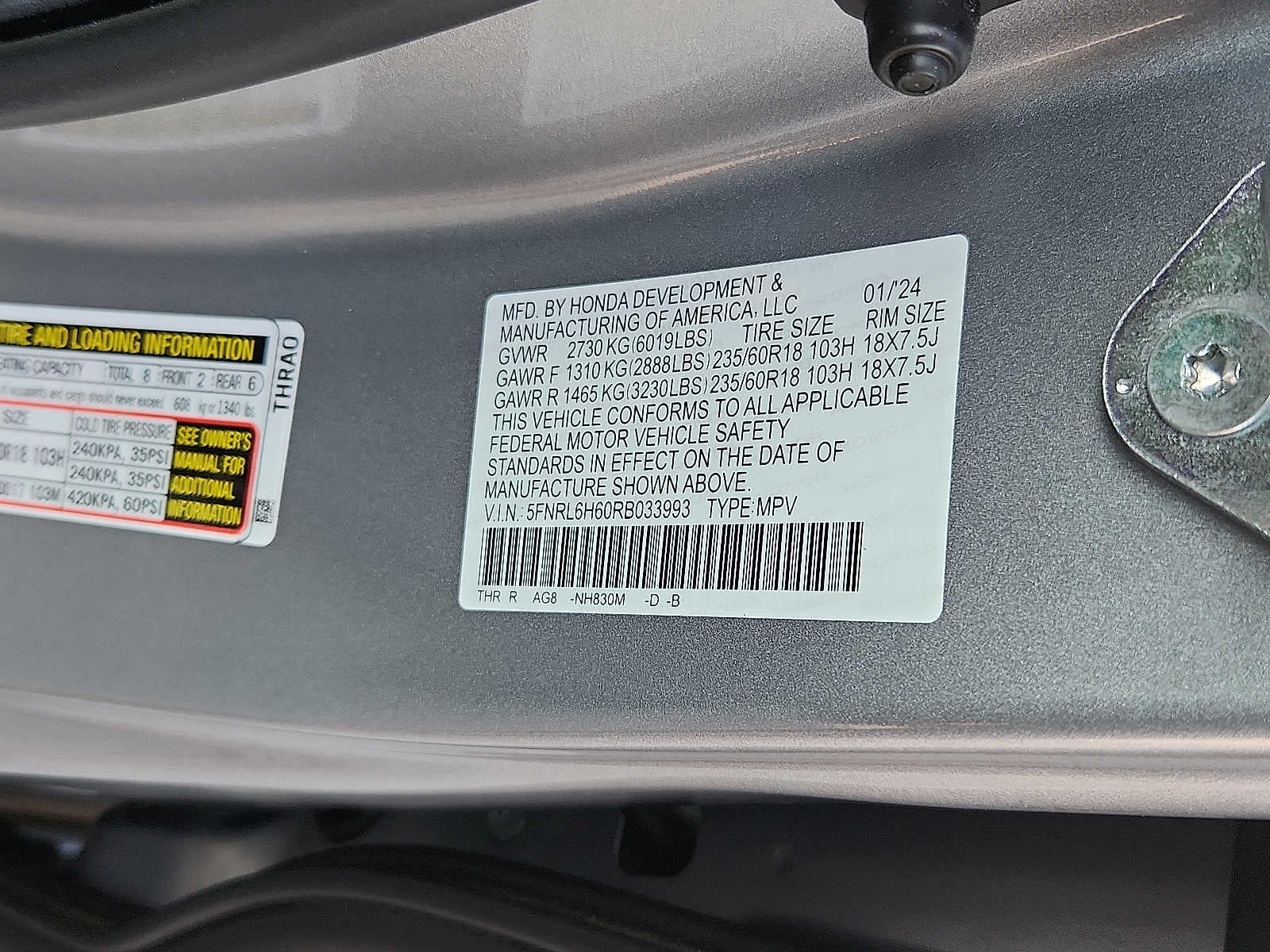 2024 Honda Odyssey EX-L