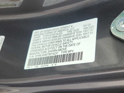 2026 Honda Odyssey EX-L