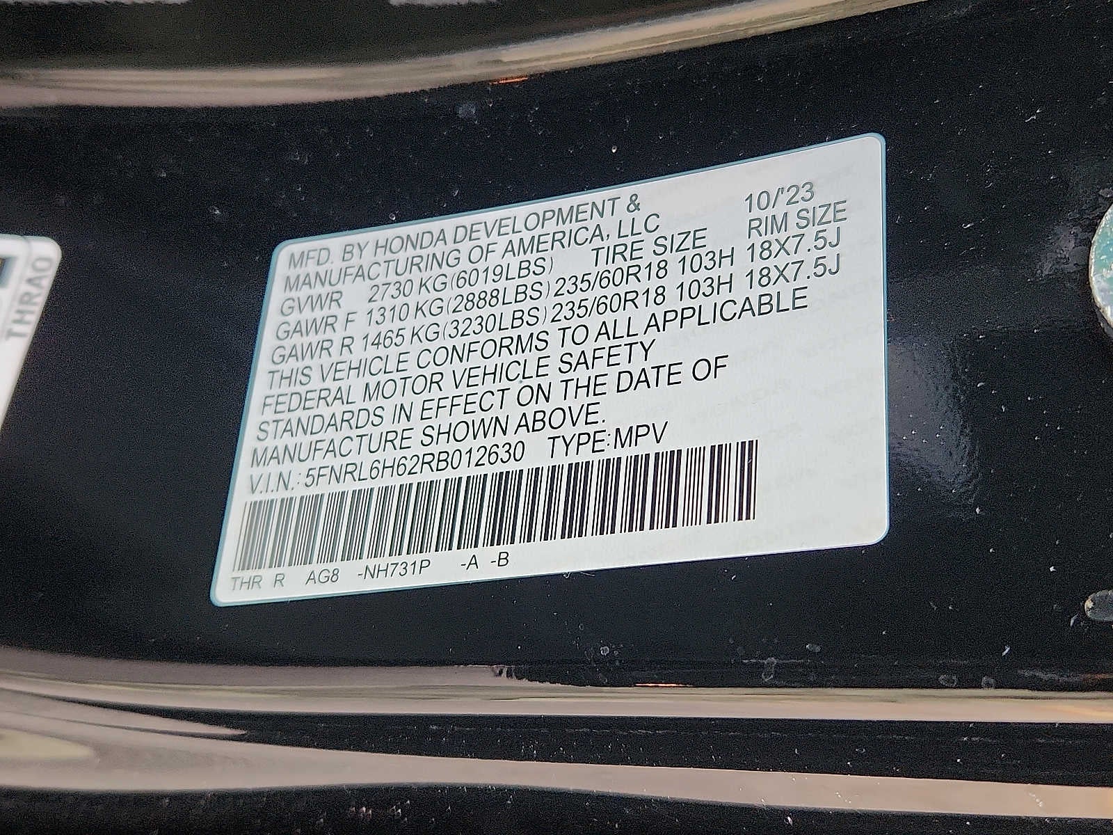 2024 Honda Odyssey EX-L