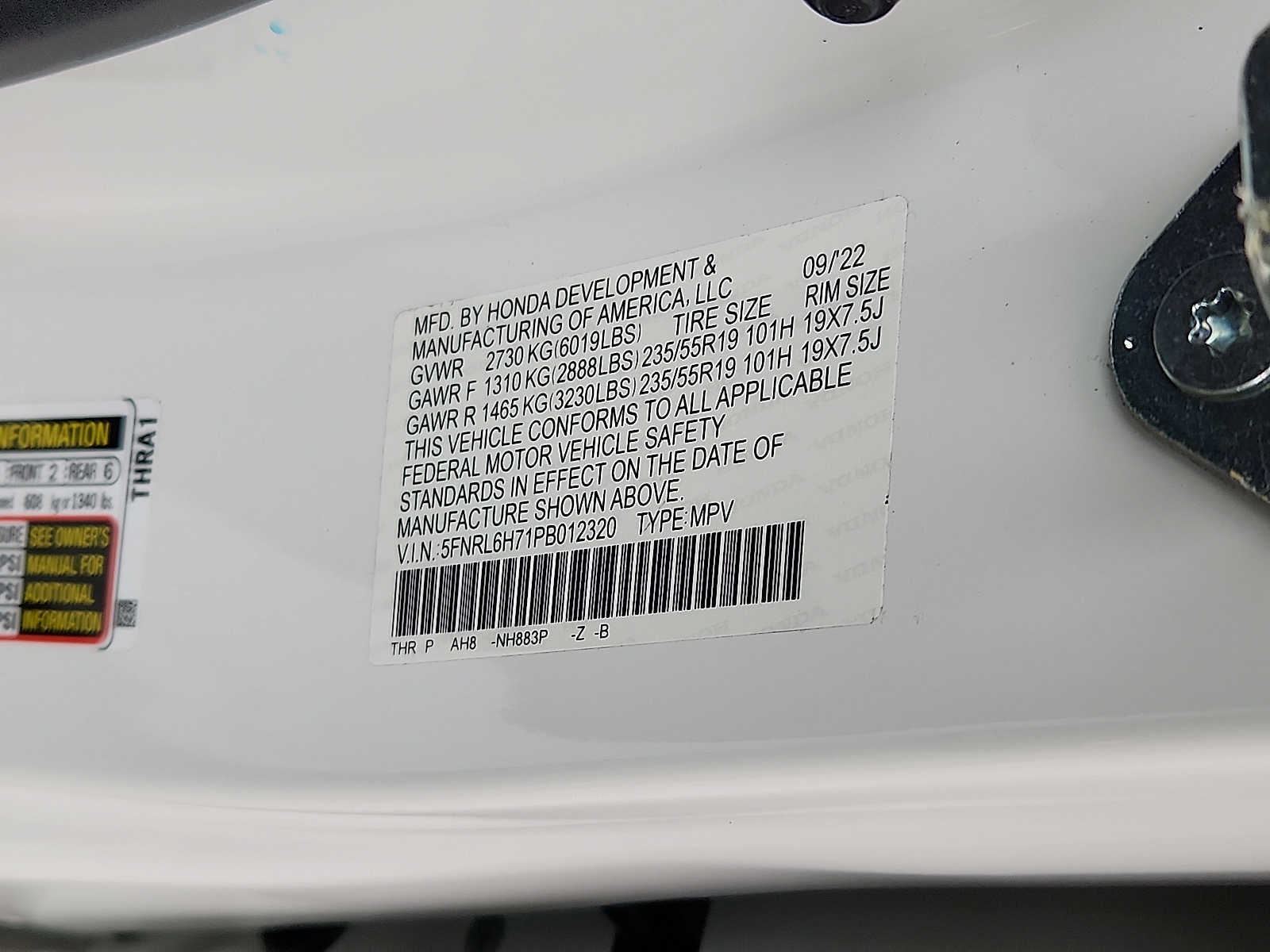 2023 Honda Odyssey Sport