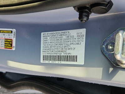 2023 Honda Odyssey Sport