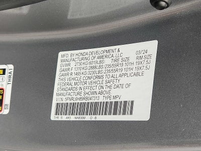 2024 Honda Odyssey Touring
