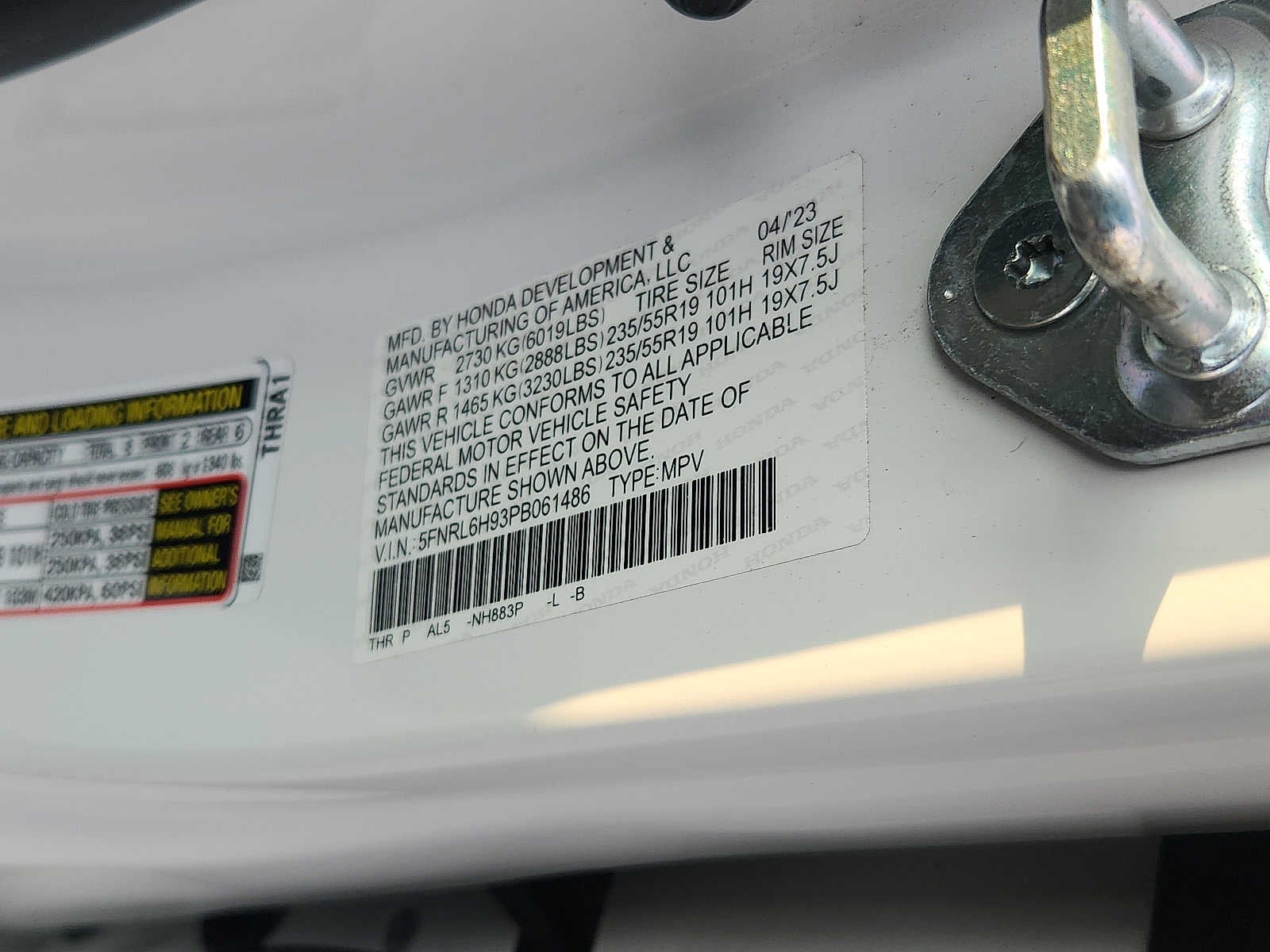 2023 Honda Odyssey Elite