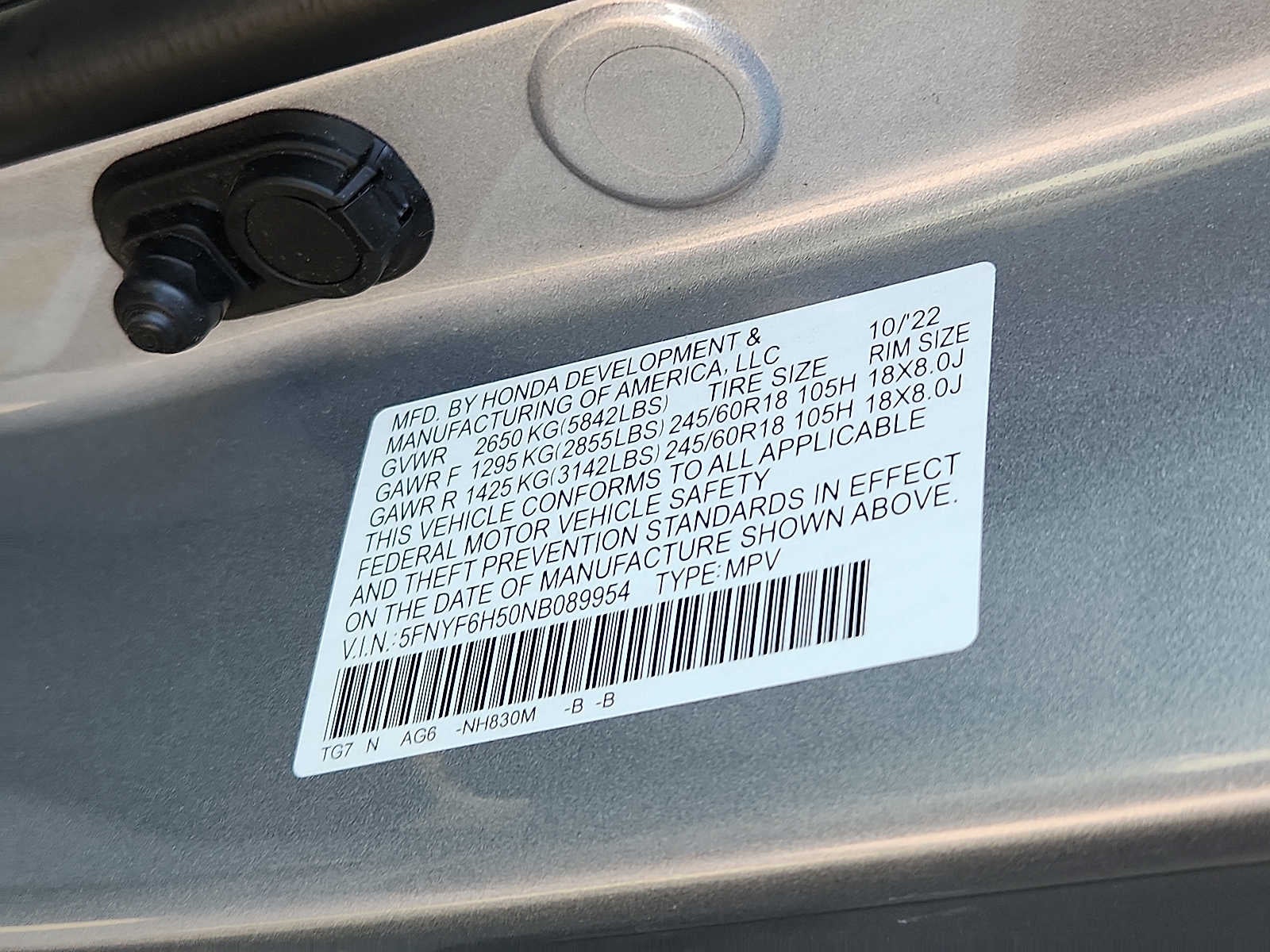 2022 Honda Pilot EX-L