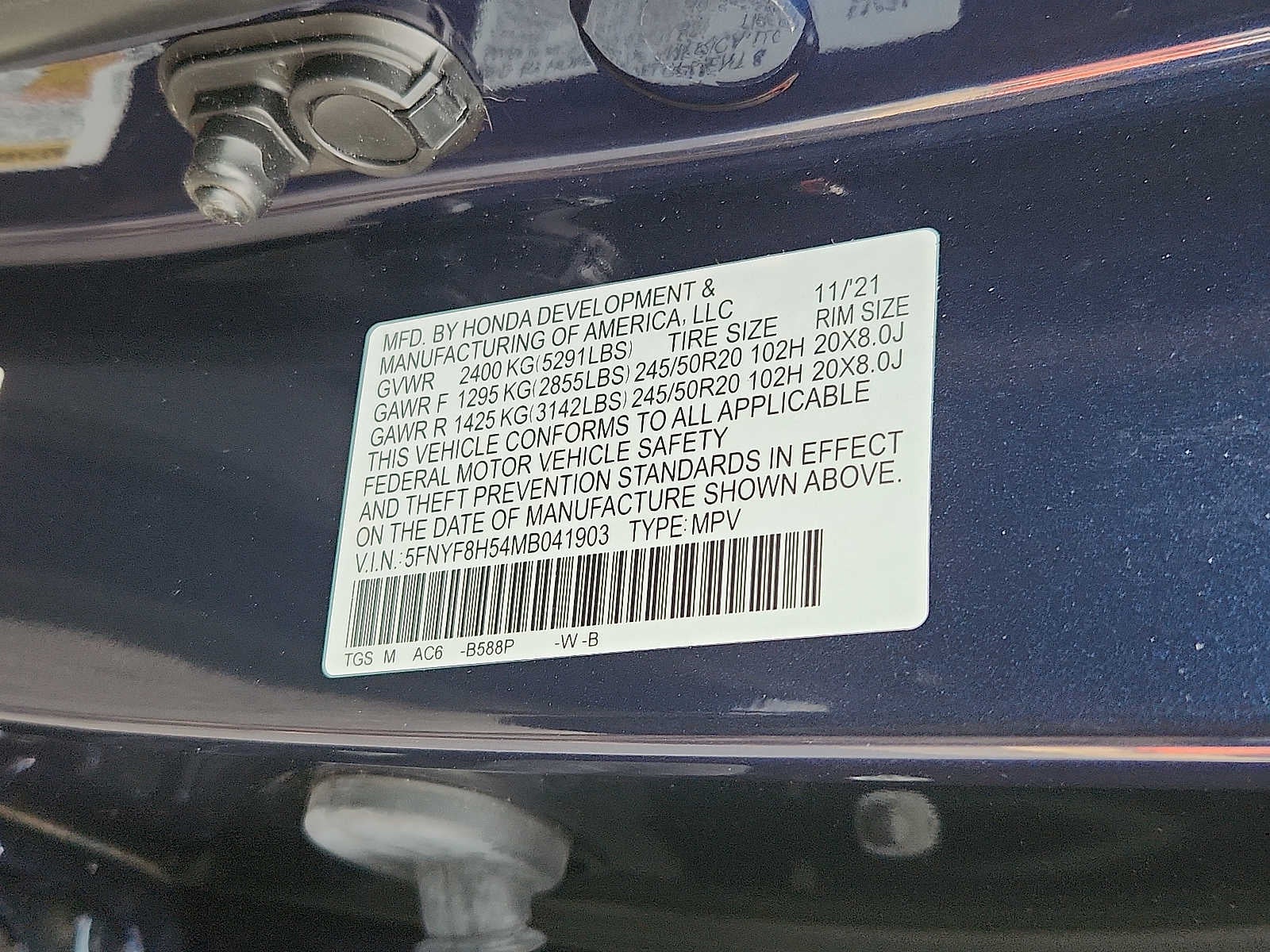 2021 Honda Passport EX-L