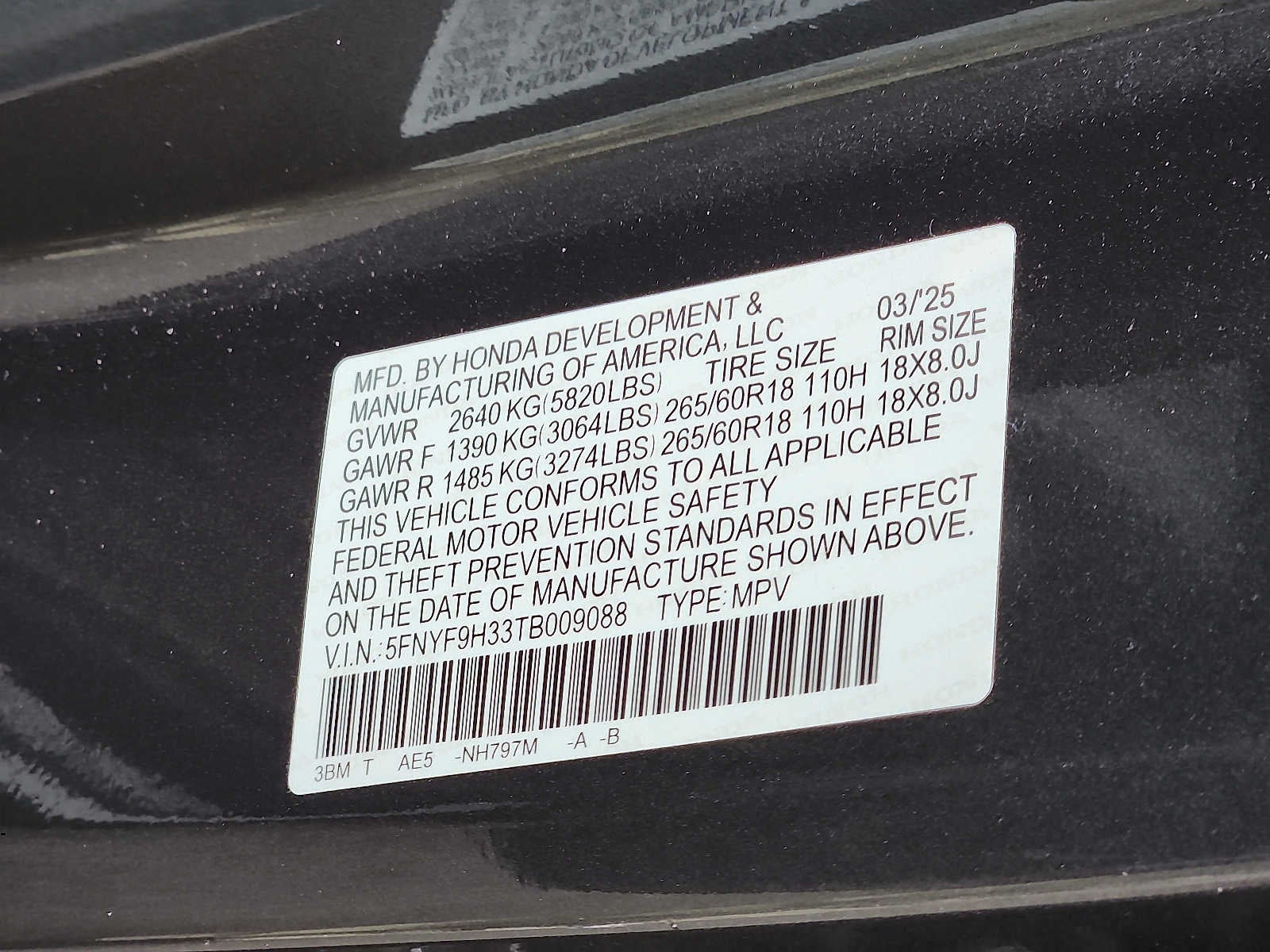 2026 Honda Passport RTL